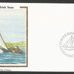 Eireland stamps - Silk Cover - On Irish Seas, Ship , 1982 - FFF0124