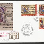 Vaticane stamps FDc - International Annus Libro Provehendo - christian theme , 1972 - FFF0138