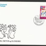 Foroyar stamps - FDC - Boat Cancellation , 1982 - FFF0149