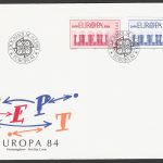 Sverige stamps FDC - europa 1984 - FFF0171