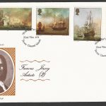 Jersey stamps FDC Complete setof 4 Values - Peter Monamy, 1974 - FFF0189