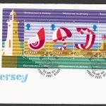 Jersey stamps- MS on FDC - Umberala , flag , 1975 - FFF0190