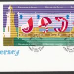 Jersey stamps- MS on FDC - Umberala , flag , 1975 - FFF0194