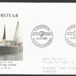 Foroyar stamps FDC - Telecommunicaion, 1988 - FFF0278