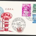 Belgium stamps FDC - complete set of 3 Values - C E E A , Science , 1961 - FFF0289
