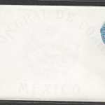 Mexico Mint Old Postal Stationary envelope with Number , 25 c  Rare - FFF0401