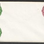 Mexico Mint Old Postal Stationary envelope with Number , 10 + 10 5 = 25 c  Rare - FFF0402
