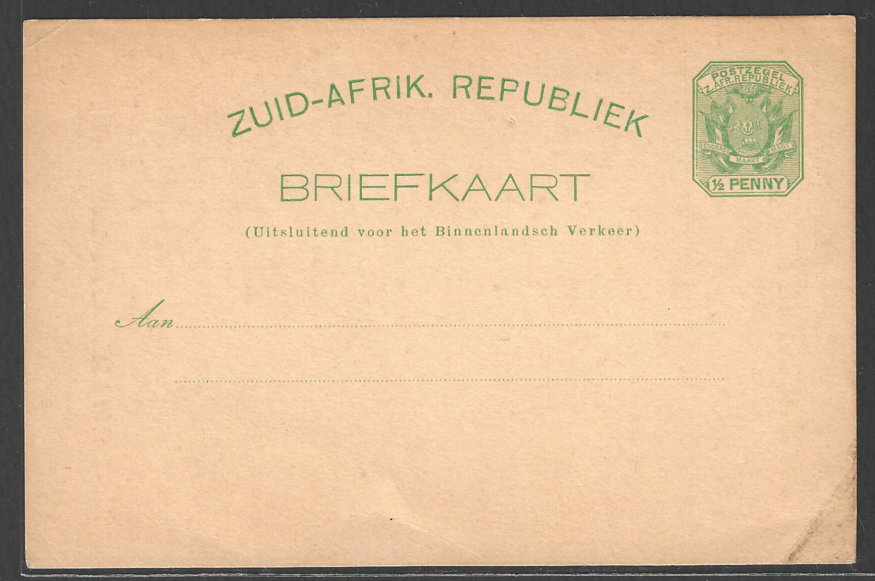 FFF0427 South Africa Post Card , Mint - FFF0427 - Image 1