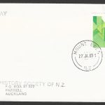 New Zealand stamps FDC, Last Day cancellation - 1989 - FFF0454