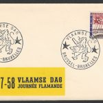 Belgium stamps Lion Cancellation , 1958 - FFF0518