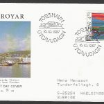 Foroyar stamps FDC - Paintings, 1987 - FFF1702