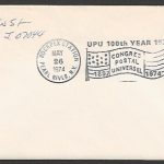 USA stamps FDC - UPU - FFF4262