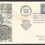 USA stamps FDC - Commemorating Pittsburgh, 1958  - FFF4286