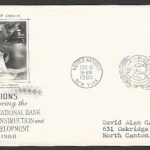 UN stamps FDC - Honoring the International Bank for Reconstruction and development, 1960  - FFF4293