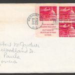 USA Stamps FDc - Airmail Coil stamps streip, 1962 - FFF4320