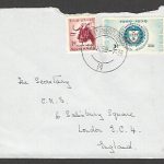 South africa to London Postally used Cover, 1959 - FFF4370