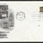 USA stamps FDc - Early american Streetcars, 1983 - FFF4398