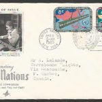 United Nations stamps FDC - Honouring UN, 1960 - FFF4416